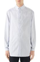 Men's Gucci Oversize Stripe Shirt Eu - White