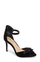 Women's Imagine By Vince Camuto Prisca Embellished Sandal .5 M - Black