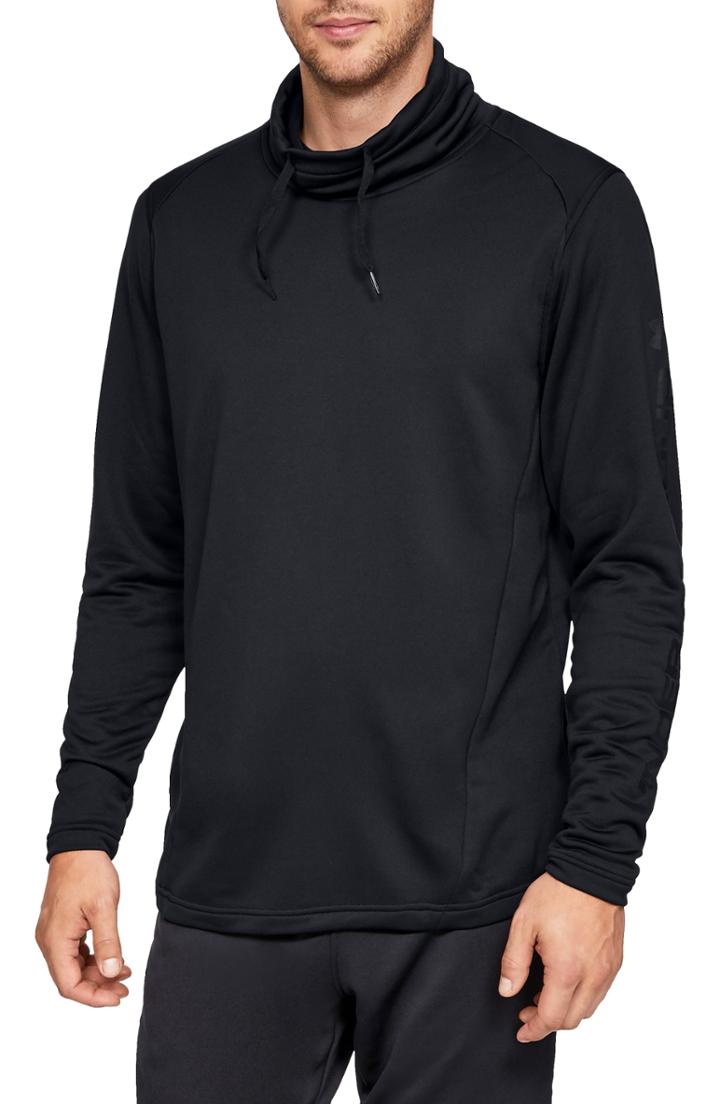 Men's Under Armour Mk1 Funnel Neck Pullover - Black