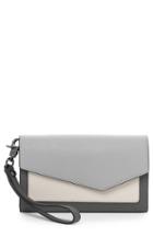 Women's Botkier Cobble Hill Leather Continental Wallet - Grey
