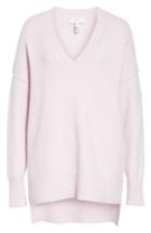 Women's Joie Limana Seam Detail Wool Blend Sweater - Purple