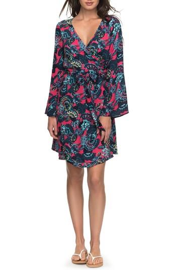 Women's Roxy Small Hours Wrap Dress - Red