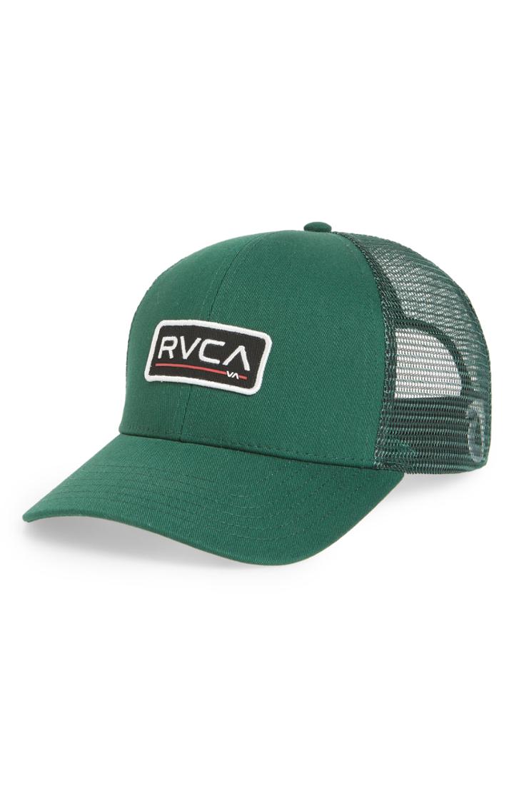 Men's Rvca Ticket Ii Trucker Hat - Green