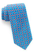 Men's Ted Baker London Geometric Flower Silk Tie