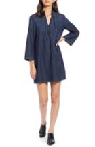 Women's Michael Kors Belted Wool Blend Pebble Crepe Blazer