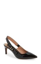 Women's Linea Paolo Cora Slingback Pump .5 M - Black