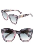 Women's Gucci 49mm Cat Eye Sunglasses - Havana