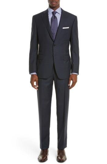 Men's Canali Siena Classic Fit Check Wool Suit