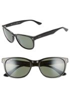 Men's Ray-ban Wayfarer 57mm Polarized Sunglasses - Black