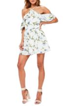 Women's Missguided Floral Off The Shoulder Minidress