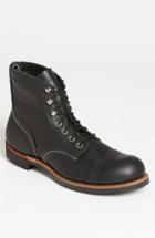 Men's Red Wing 'iron Ranger' 6 Inch Cap Toe Boot .5 D - Black (online Only)