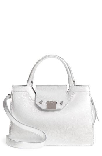 Jimmy Choo Small Rebel Metallic Leather Tote - Metallic