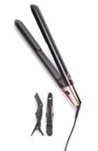 T3 Black & Rose Gold Singlepass Luxe Straightening & Styling Iron