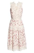 Women's Adelyn Rae Payton Lace Trim A-line Dress - Ivory