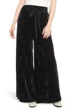Women's Rebecca Minkoff Georgia Velvet Wide Leg Pants - Black