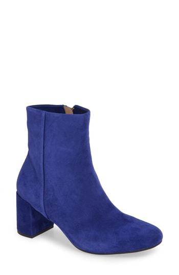 Women's Taryn Rose Cassidy Block Heel Bootie .5 M - Blue