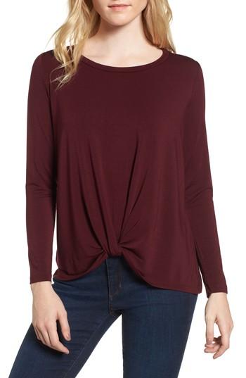 Women's Amour Vert Adeline Drape Tee - Purple