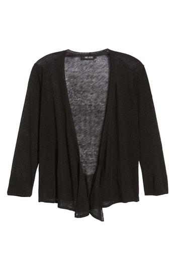 Women's Nic+zoe 4-way Convertible Lightweight Cardigan - Black