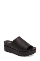 Women's Eileen Fisher Briggs Platform Slide Sandal .5 M - Black
