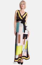 Women's Olian Print Maternity Maxi Dress
