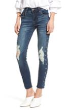 Women's Sts Blue Piper Grommet Detail Skinny Jeans - Blue