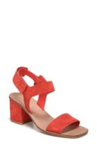 Women's Via Spiga Kamille Block Heel Sandal M - Red