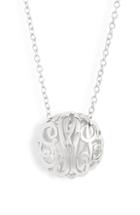 Women's Argento Vivo Personalized Sphere Monogram Necklace
