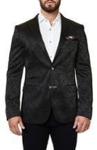 Men's Maceoo Jacquard Sport Coat (xxl) - Black