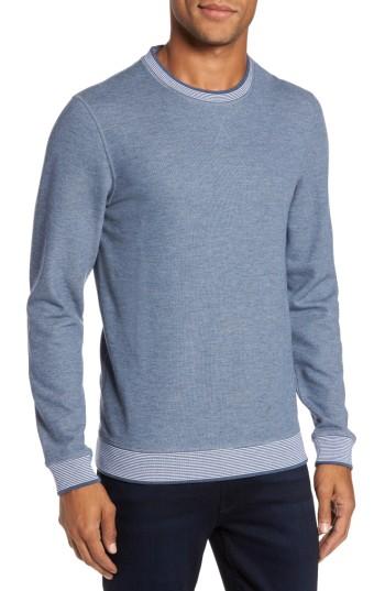 Men's Ted Baker London Kaspa Modern Slim Fit Sweatshirt (s) - Blue