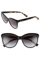 Women's Max Mara Cosy 56mm Gradient Cat Eye Sunglasses - Black