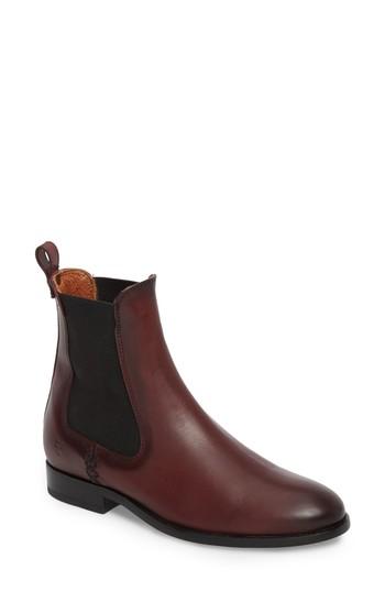 Women's Frye Melissa Chelsea Boot M - Burgundy