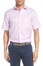 Men's Nordstrom Men's Shop Classic Fit Plaid Sport Shirt - Pink
