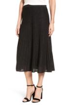Women's Nic+zoe Luminary Pleated Midi Skirt - Black