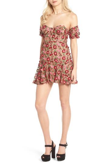Women's For Love & Lemons Embroidered Minidress