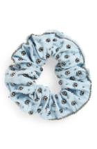 New Friends Colony Studded Scrunchie, Size - Blue