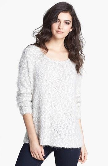 Hinge Textured Sweater Ivory