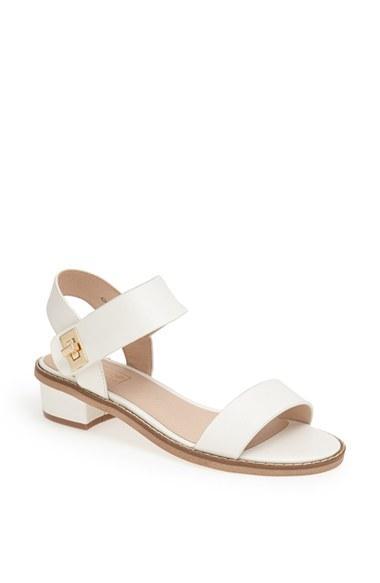 Topshop 'heartbreaker' Sandal White