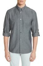 Men's A.p.c. Reno Solid Sport Shirt - Blue