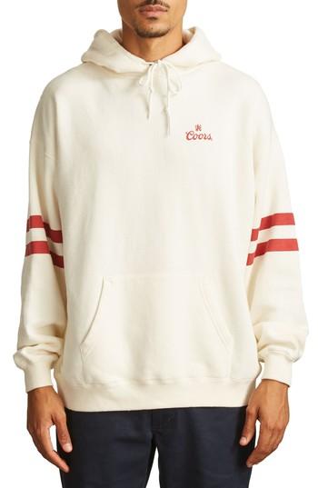 Men's Brixton X Coors Cask Hoodie - White
