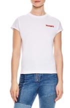 Women's Sandro Flocked Tee - White