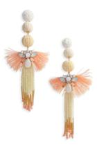 Women's Leith Crystal & Bead Tassel Earrings