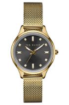 Women's Ted Baker London Round Mesh Strap Bracelet Watch, 32mm