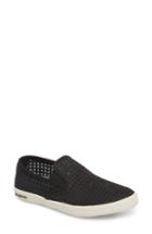 Women's Seavees Baja Perforated Slip-on Sneaker .5 M - Black