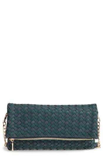 Sole Society Marlee Woven Clutch - Blue