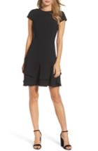 Women's Eliza J Stretch Crepe Sheath Dress - Black