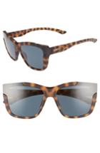 Women's Smith Dreamline 62mm Butterfly Chromapop(tm) Polarized Sunglasses - Matte Honey Tortoise/ Black