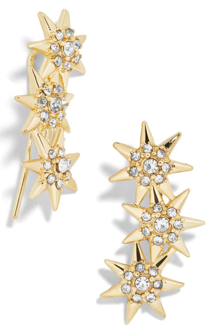 Women's Buablebar Star Crystal Ear Crawlers