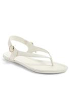 Women's Tory Burch Minnie Travel Thong Sandal M - Ivory