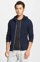 Men's Wings + Horns Slub Full Zip Hoodie - Grey