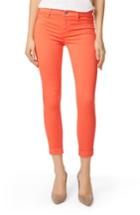 Women's J Brand Anja Cuff Crop Jeans - Orange
